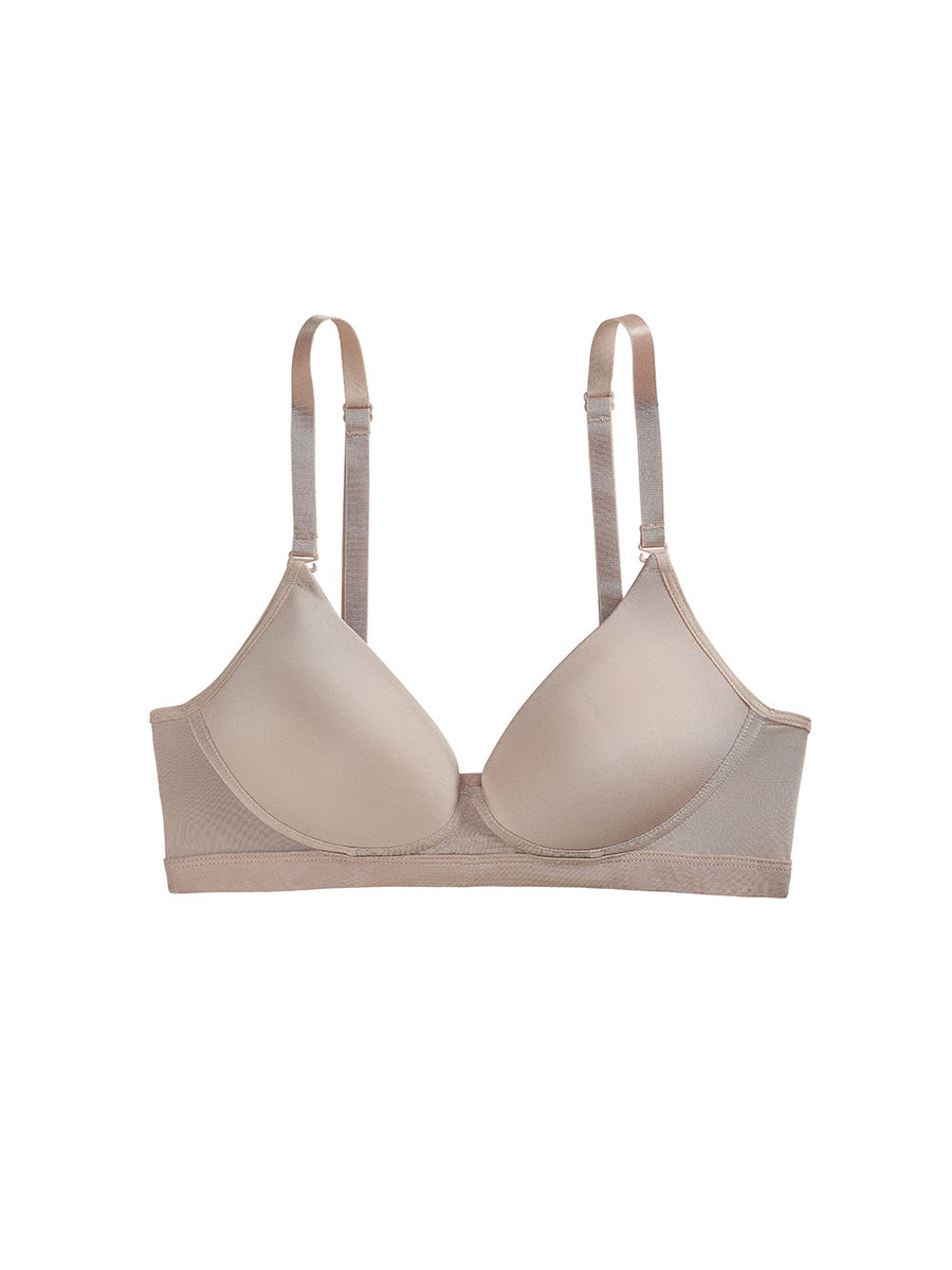 Gina Wire-free Bra, Petite, Smooth Cup, Light Push-Up, Wide Band