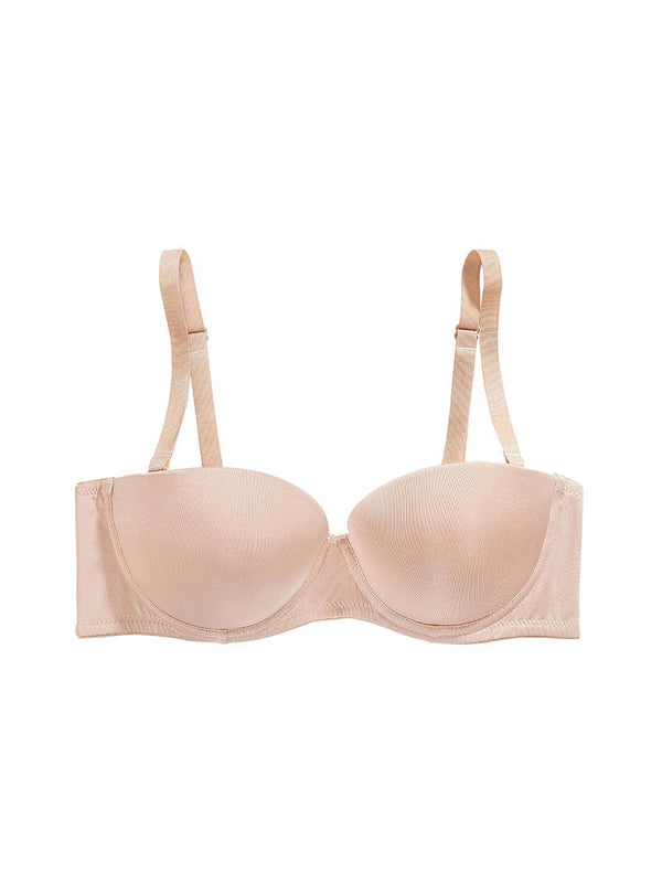 Sascha Smooth Bra, Petite, Strapless, Push-up, Demi-cup, AA-D Cups